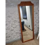 Pedley Furniture wood framed tall mirror 55 x 150cm ( Recception Pantry Area )