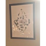 Elegant Clutter framed print of a boar 50 x 70cm ( 1042 Restaurant )