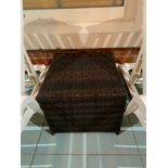 7 x Ocean Designs Woven Rattan side tables 50 x 45 x 36cm ( Leisure Centre )