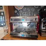 Carimali Kikko 2 GRP commercial coffee machine Power Rating 3,500w + 350w Electrical Connection