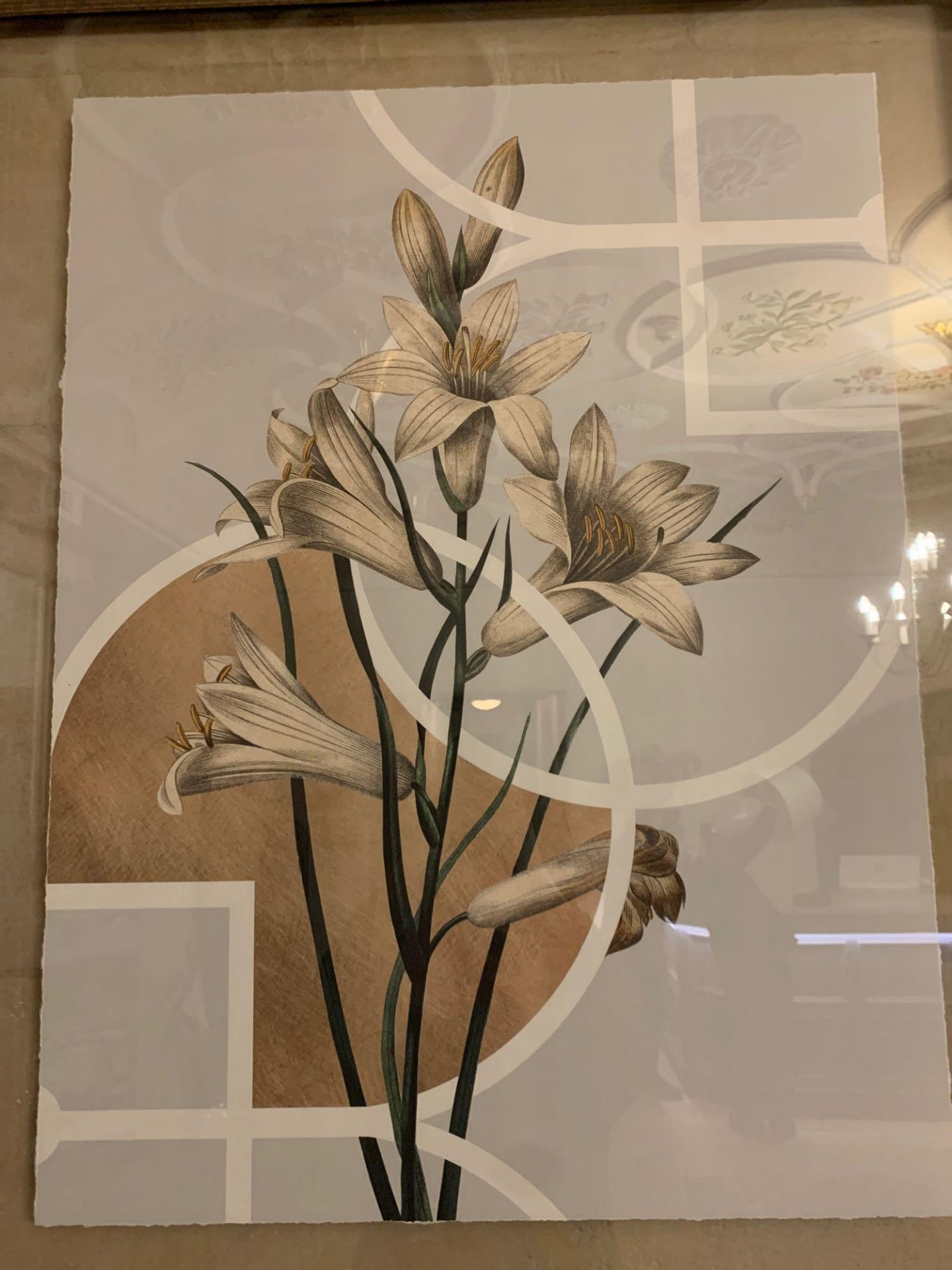 Elegant Clutter framed boatanical print 90 x 1110cm ( Reception / Tudor ) - Bild 2 aus 3