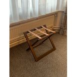 Luggage stand with strap top ( Room 203) ( West Wing )