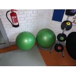 2 x Origin Anti Burst Gym Balls ( Leisure Centre )