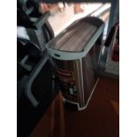 Rubbermaid Slim Jim pedal bin with 90 liter stainless steel side pedal ( Leisure Centre )