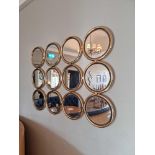 Coach House circles accent mirror 127 x 95cm ( 1042 Restaurant )