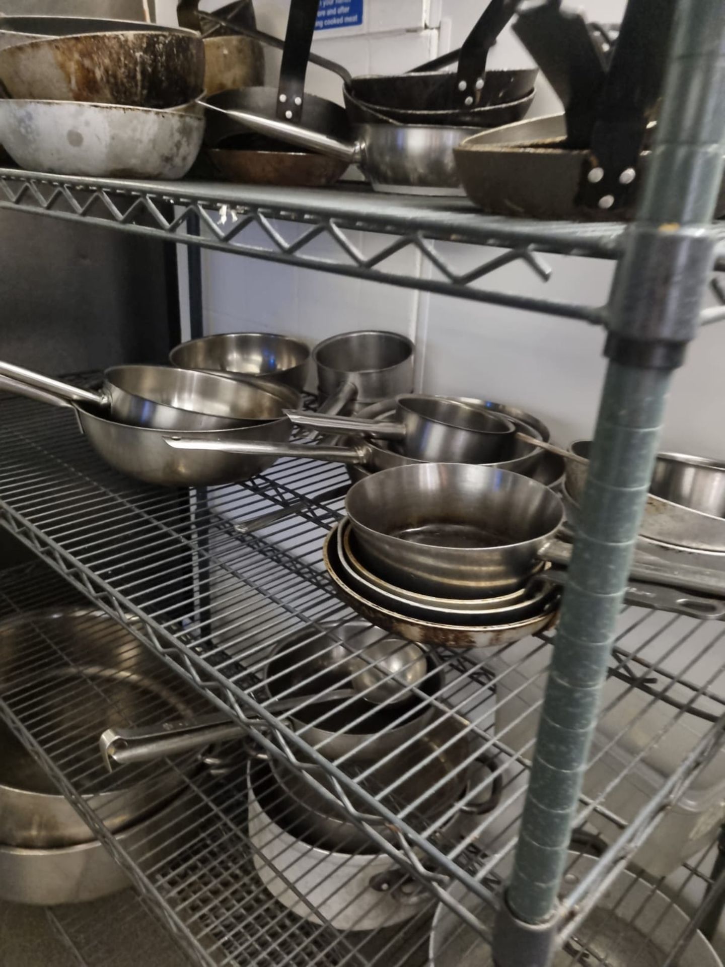 OEM- Various suacepans, stock pots and fry pans as photographed ( Main Kitchen ) - Image 3 of 4