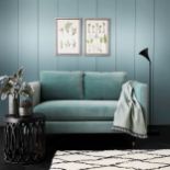 Henry 2 Seater Velvet Sofa Teal Green The Henry By Christiane Lemieux Is A Contemporary Sofa With
