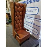 High Back Throne Chair quilted style and substance by introducing this fantastic high back throne