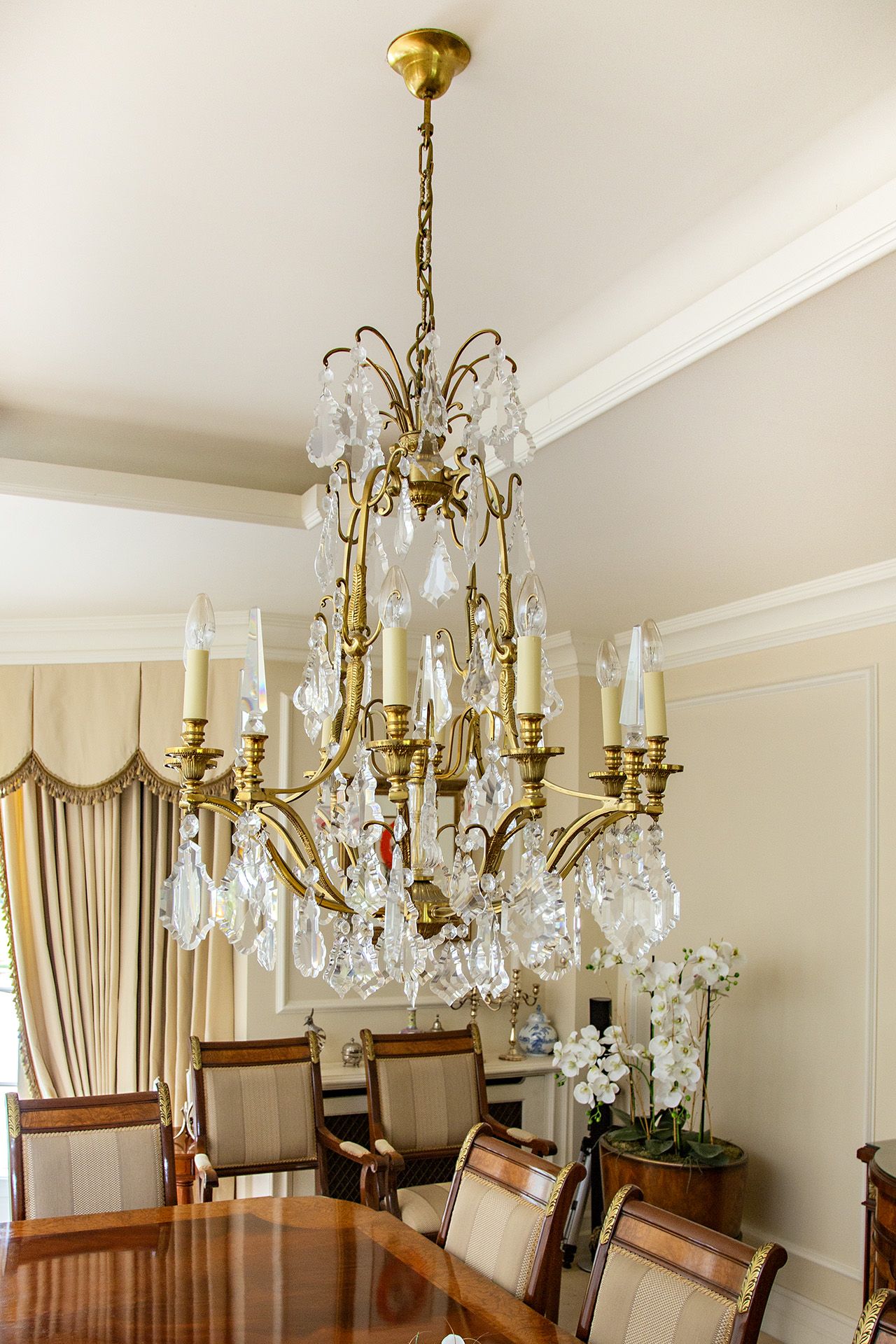 Christopher Hyde Carlton Chandelier A stunning chandelier solid brass frame finished in antique