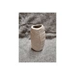 Parlane New Retail Item Leaf Vase White Ceramic 380 x 160mm ( 820747) (Area H)