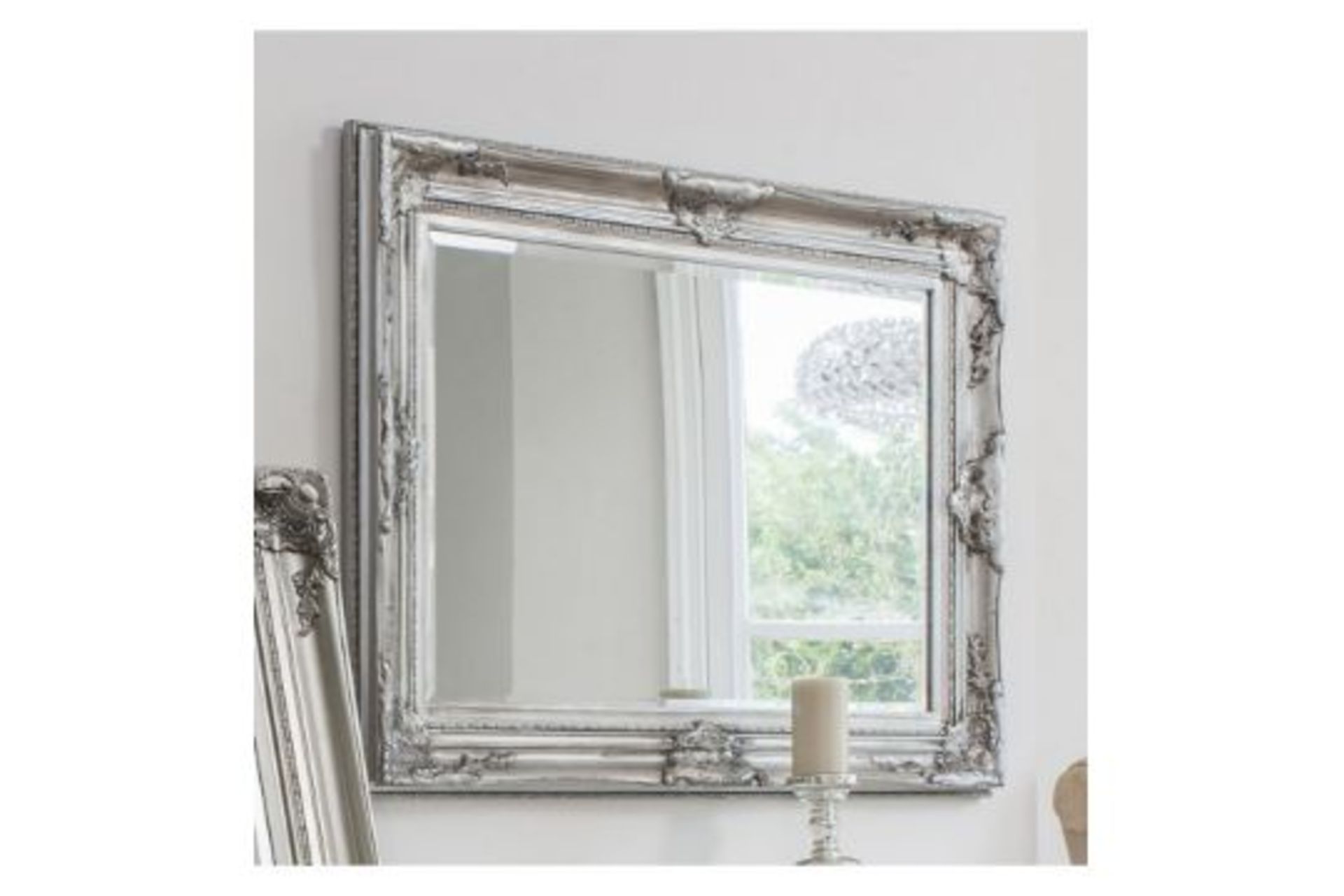 Harrow Rectangle Mirror Bright Silver Bring A Statement To The Home With The Harrow Rectangle Mirror