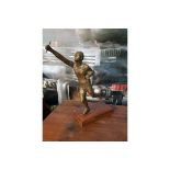 Objets d'Art Decorative Accessories Modern Abstract Resin Sportsman Figurine Athlete Sculpture