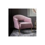 Barletta Armchair Dusky Velvet The Barletta Is A Stunning Armchair Upholstered In Dusky Velvet And