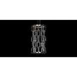 Crystal Chain Pendant Natural (UK) Visually Strong Yet Delicate, This Contemporary Statement Pendant