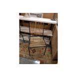 A pair of Botanic Chairs A Contemporary Clean Design Hand Crafted Well Build Metal Base And
