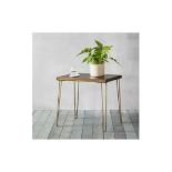 Pompeii Side Table Beautifully Made Metallic Side Table To Give An Industrial Look To Any Home