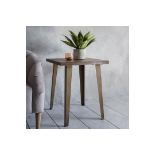 Foundry Side Table The Foundry Side Table Adds A Simple Elegance To Your DÃ©cor Strong Oak Top Is