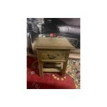 A Pair Of Soho Solid Wood Side Table / Bedside 1 Drawer Whether It Leans More Towards Traditional