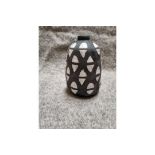 Parlane New Retail Item Cassington Vase Black White Terracotta 150 x 100mm (821000) (Area H)