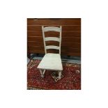 A Pair of Farmhouse Dining Chair A Rustic Take On The Traditional Ladder-Back Dining Chair, This