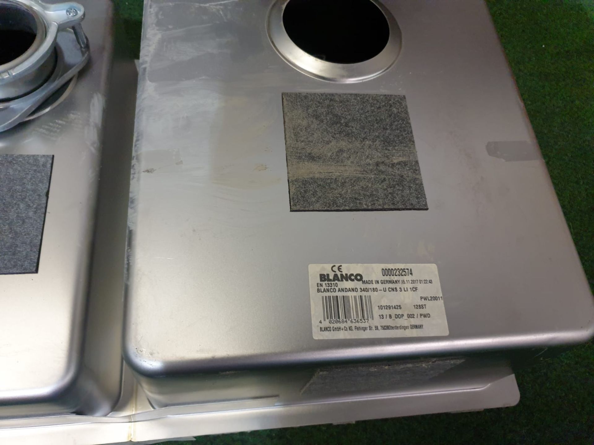 BLANCO ANDANO Kitchen Sink 340/180-U Stainless Steel 585 x 454 x 440mm (PLT 1) Specification - Bild 3 aus 3