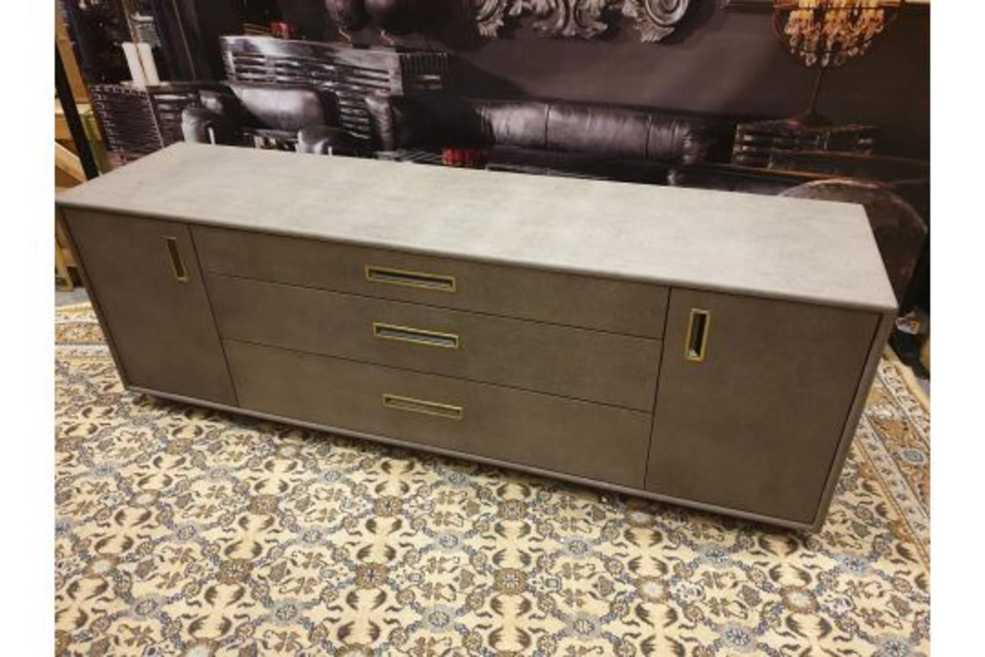 Starbay Shagreen 2 Door 3 Drawer Cabinet Stunning And Functional With Boundless Character And