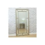 Lawson Leaner Mirror Pewter A Timeless Design With A Wide Panelled Frame In A Sumptuous Pewter