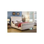 Duchess King Size Sleigh Bed Champagne Velvet A Truly Glamourous Sleigh Bed This Bed Frame Is