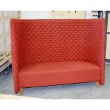 Naughtone 'Cloud' Designer Quilted High-Back 2-Seater Sofa BoothÂ Designed To Be Inviting And