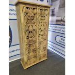 Armoire This Is A Beautiful Carved Cabinet/Armoire That Has Been Handcrafted In India Using