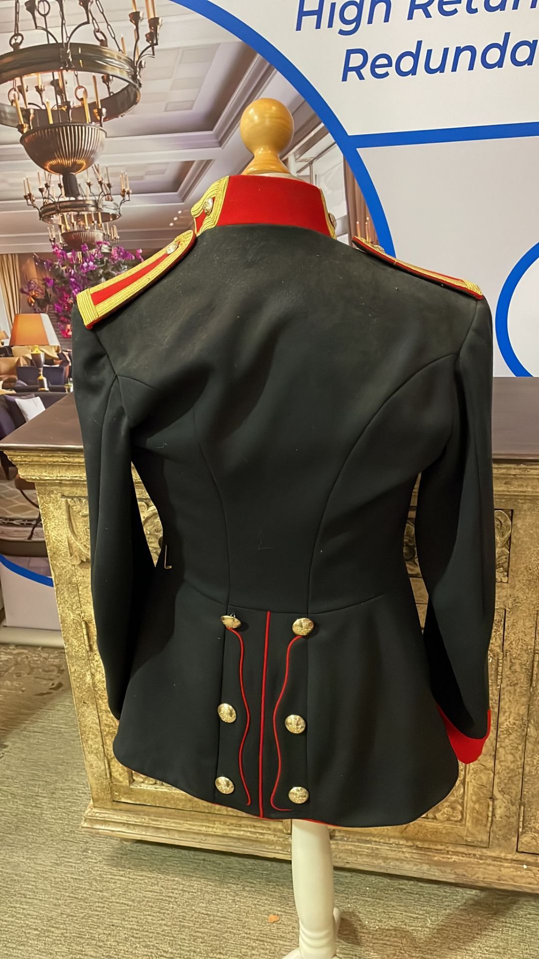 Household Cavalry Mounted Regiment, Blues & Royals bandsman's ceremonial tunic genuine military - Image 2 of 2