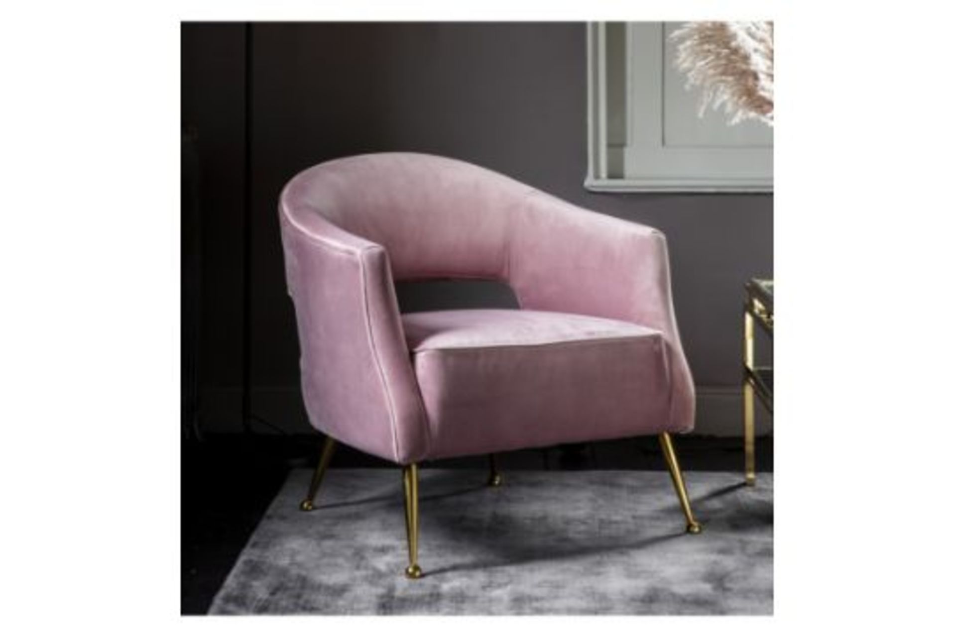 Barletta Armchair Dusky Velvet The Barletta Is A Stunning Armchair Upholstered In Dusky Velvet And