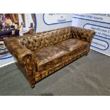 Chesterfield Classic Sofa The Chesterfield Leather Sofa with it's unique Low Back Style, Deep