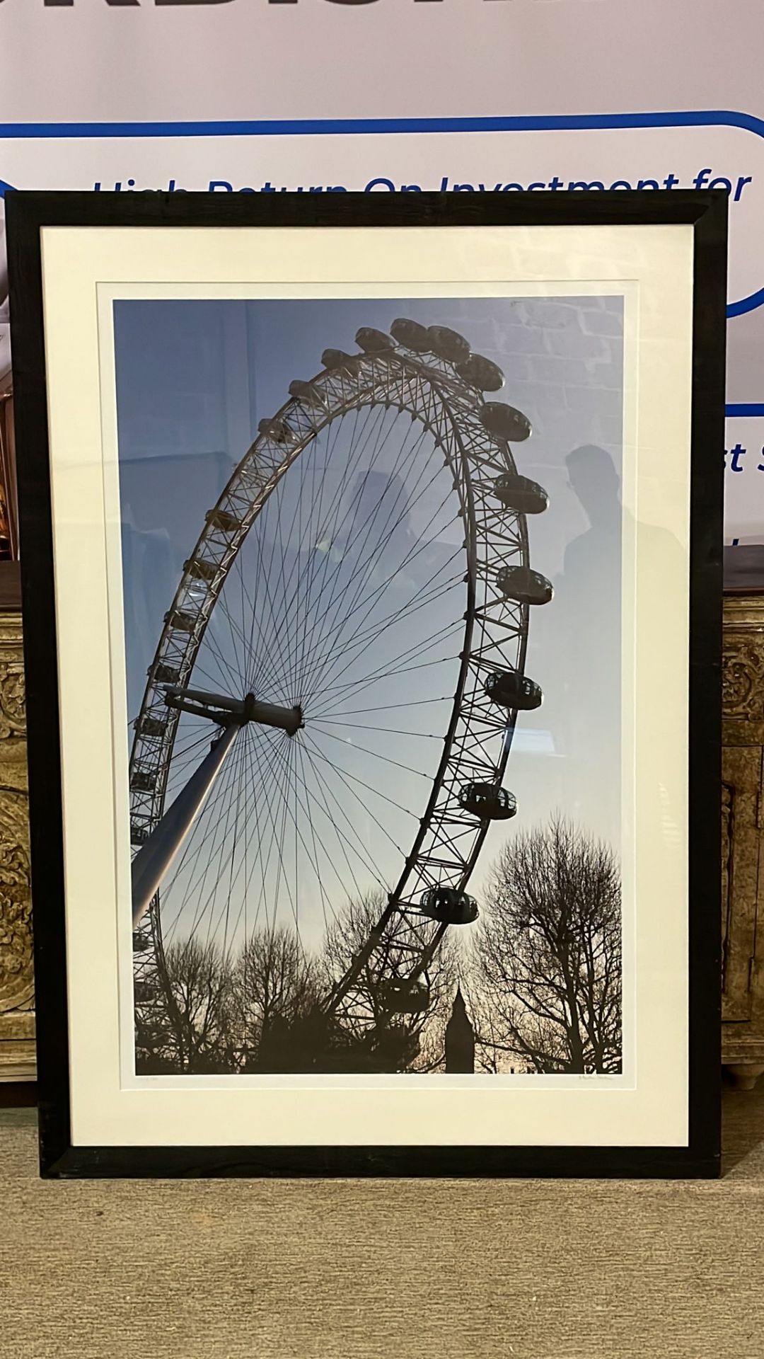 The London Eye framed and signed limited edition photographic print by Martin Smith London 125 of