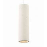 Endon Collection 80672 â€“ Architectural inspired white sandstone concrete finish pendant, suspended