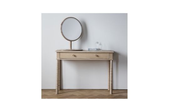 Wycombe Dressing Table With Drawer Made From A Combination Of The Finest Solid Oak And Veneers