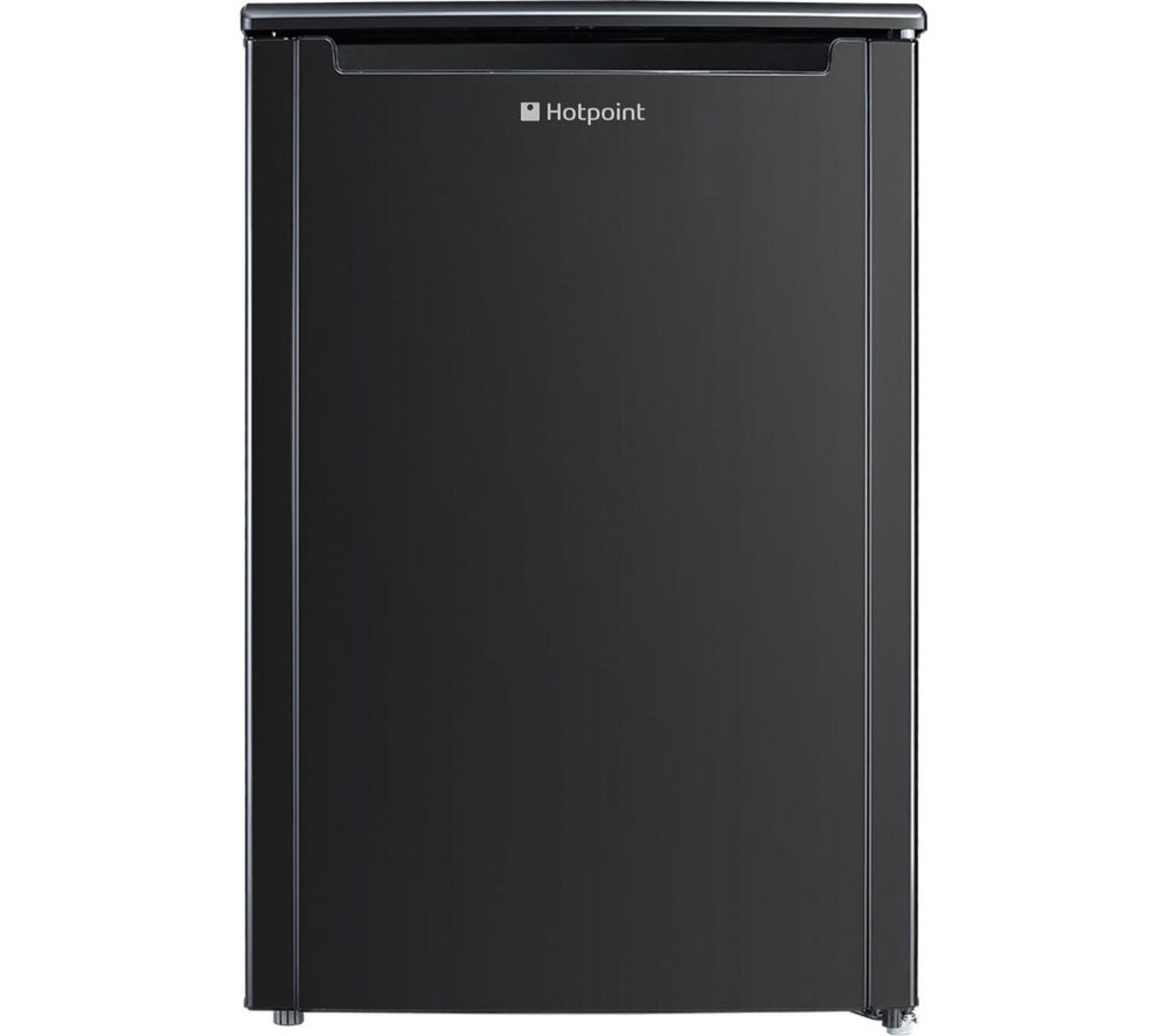 Boxed Unused Hotpoint CTL55K 85x55cm 133L Freestanding Under Counter Fridge – Black 133 Litres of