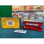 Matchbox Lesney Models Of Yesteryear E Class Tramcar No3 With News Of The World Advertising Board.