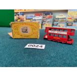 Matchbox Lesney Models Of Yesteryear E Class Tramcar No3 With News Of The World Advertising Board.