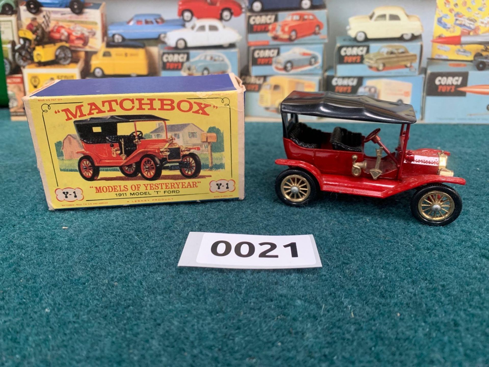 Matchbox Lesney Models Of Yesteryear 1911 Model T Ford Y-1