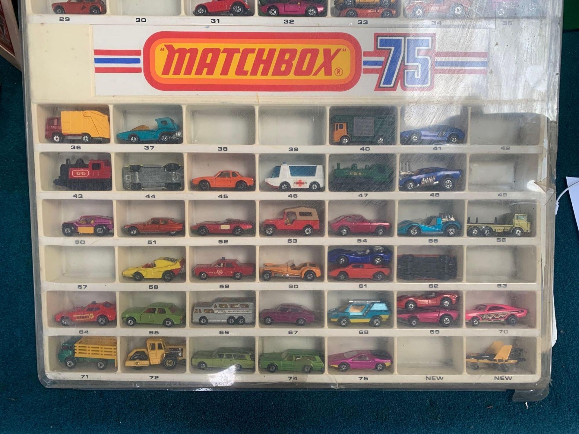 Matchbox 75 Set As Pictured Missing Car Numbers In Set 3 10 12 16 26 30 38 39 42 49 57 63 - Bild 5 aus 8