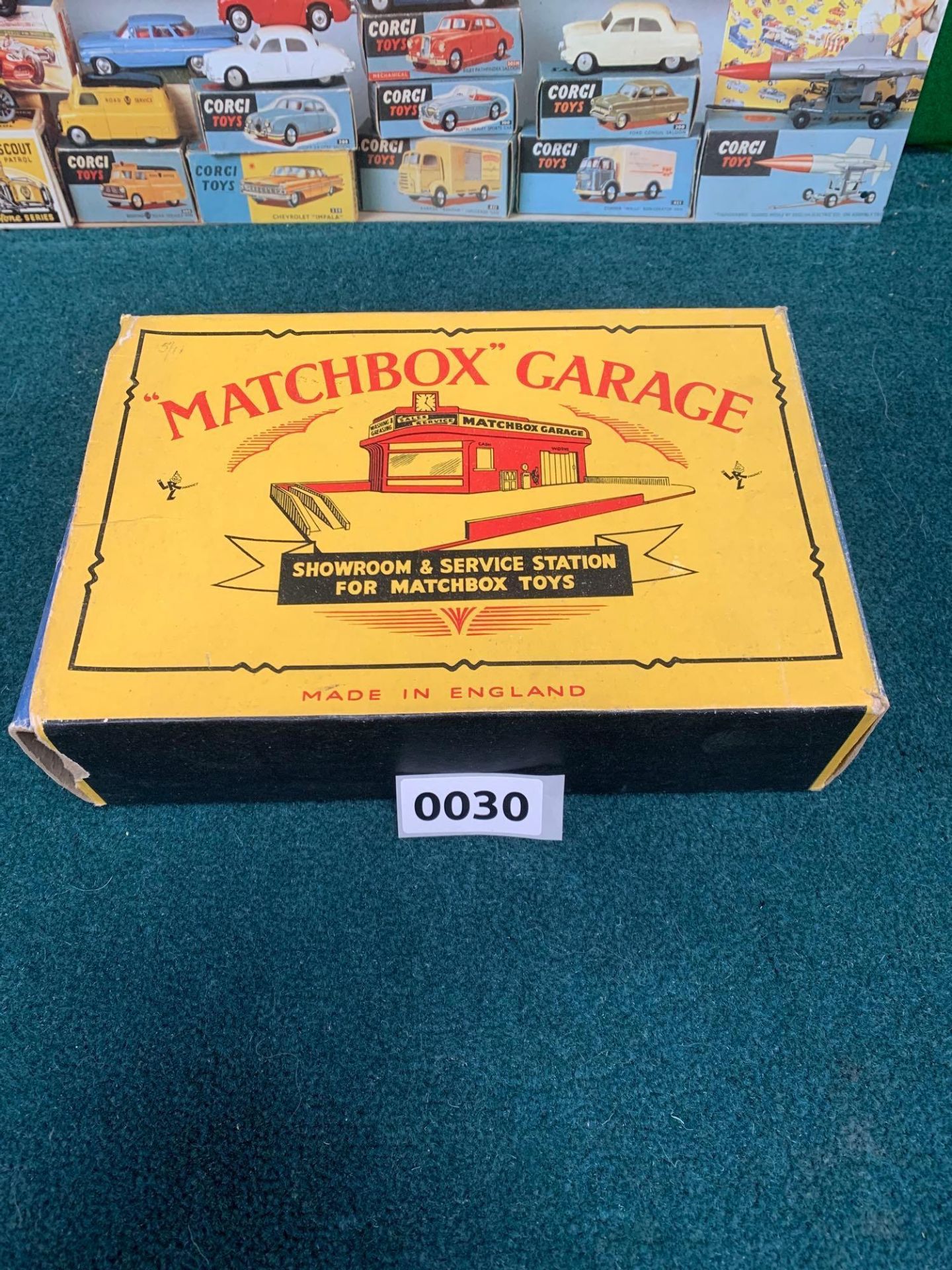 Matchbox Garage box only For Showroom Service Station.