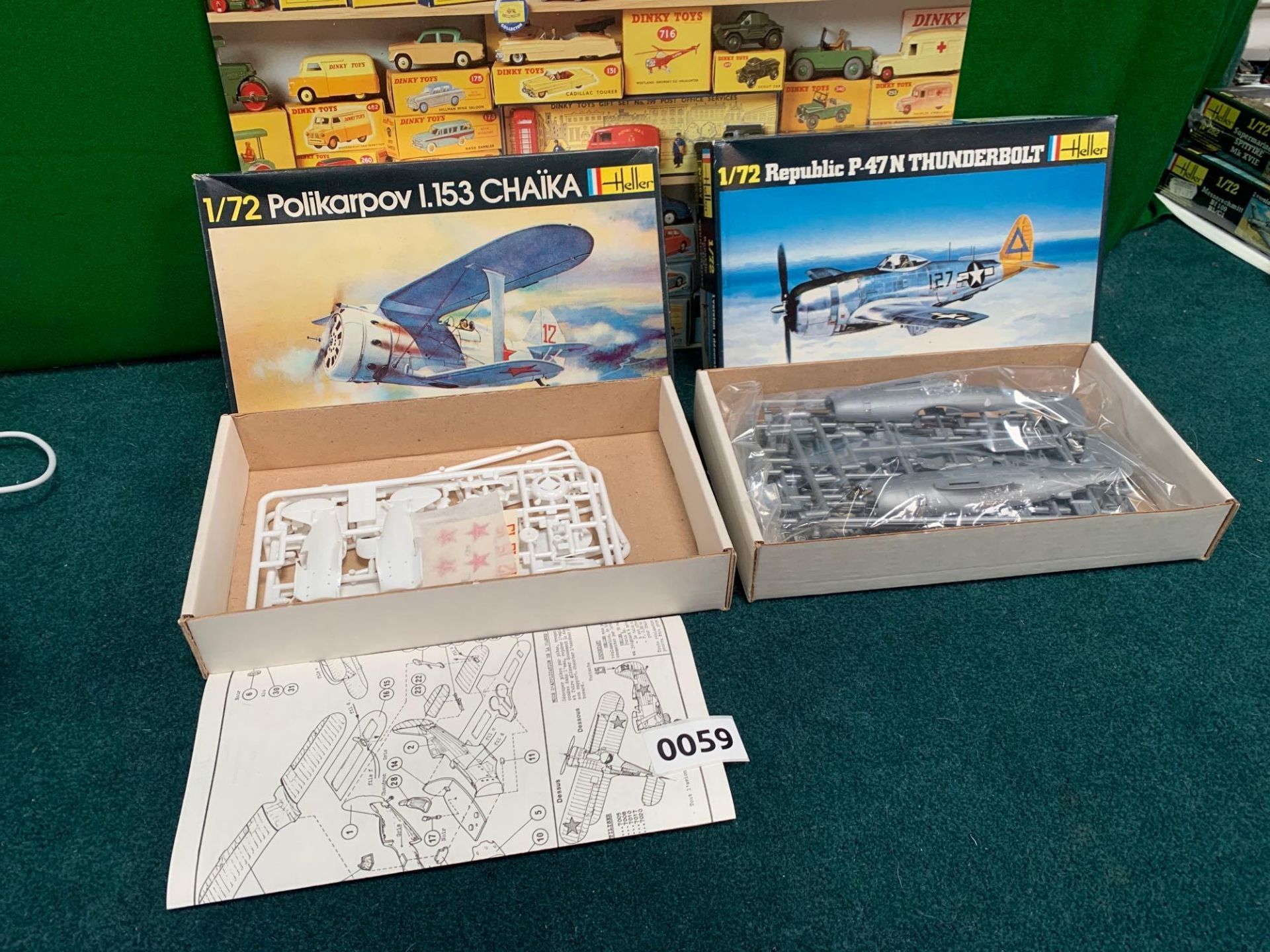 2x Heller Model Kits Scale 1/72 Boxed includes Republic P-47N Thunderbolt Heller | No. 267 | 1:72PZ - Bild 4 aus 4