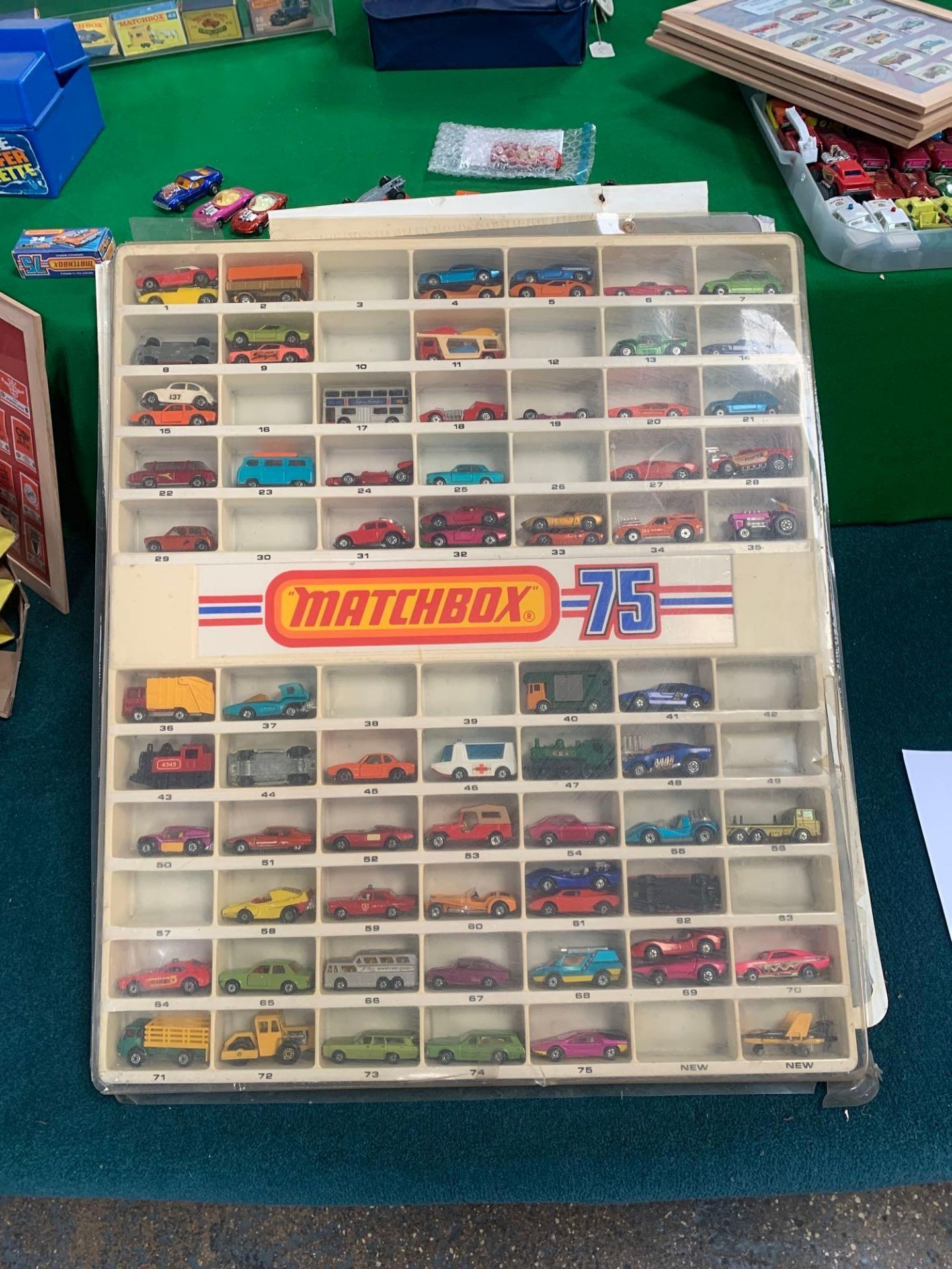 Matchbox 75 Set As Pictured Missing Car Numbers In Set 3 10 12 16 26 30 38 39 42 49 57 63 - Bild 2 aus 8