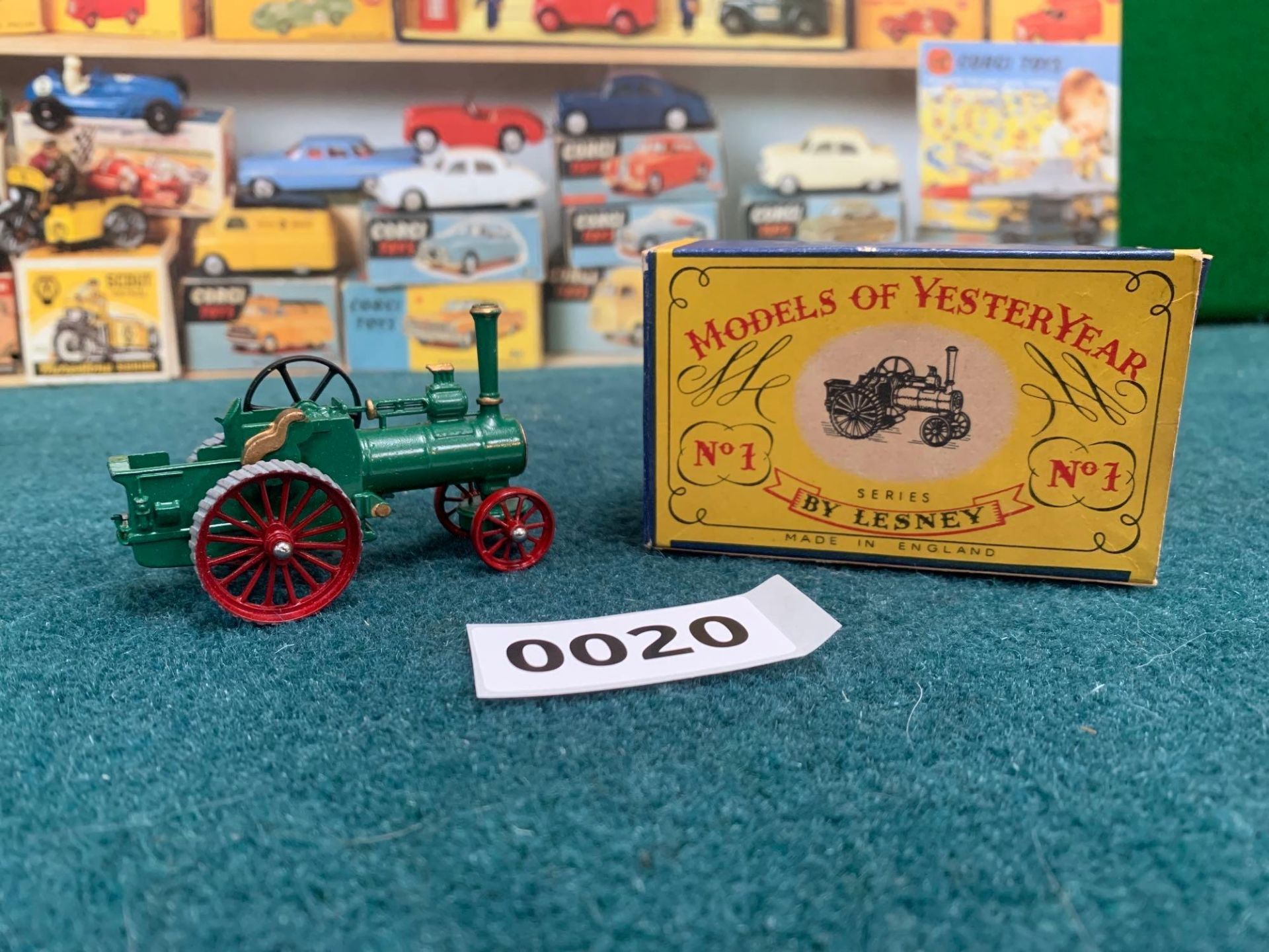 Matchbox Models Of Yesteryear A Lesney Product The Allchin 7-N.H.P Tractor Engine No1