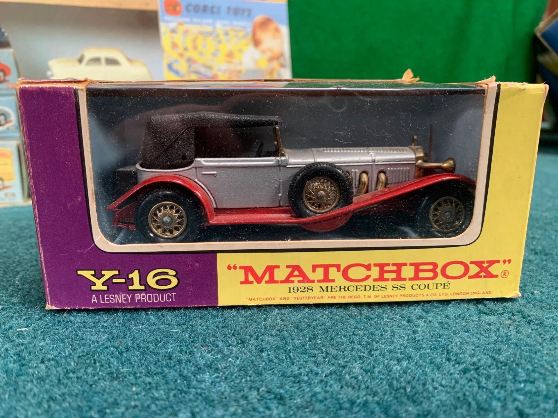 3 x Matchbox Models Of Yesteryear 1906 Rolls Royce Silver Ghost Y-10 1912 Simplex Y-9 1928 - Bild 7 aus 8