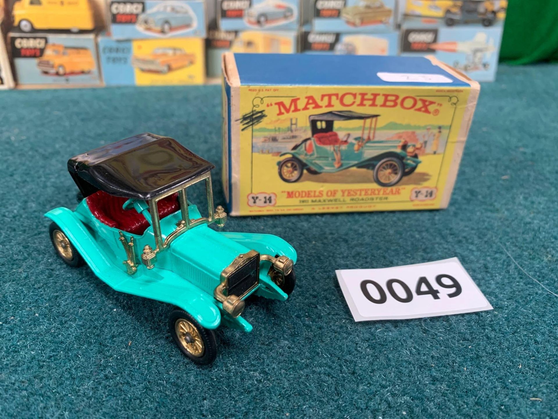 Matchbox diecast Models of Yesteryear #Y-14 1911 Maxwell Roadster in box