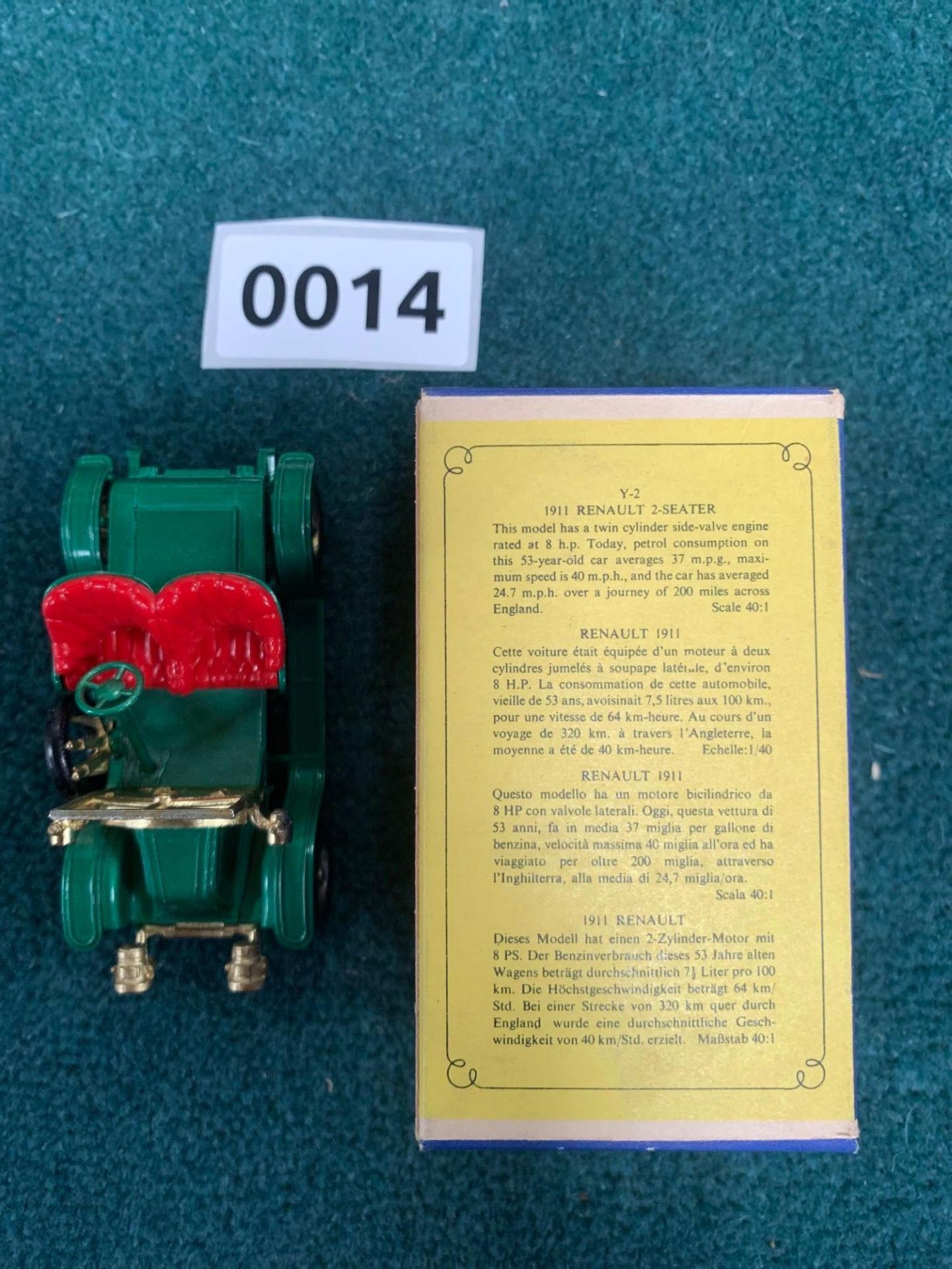 Matchbox Lesney Models Of Yesteryear 1911 Renault Y-2 - Bild 6 aus 6