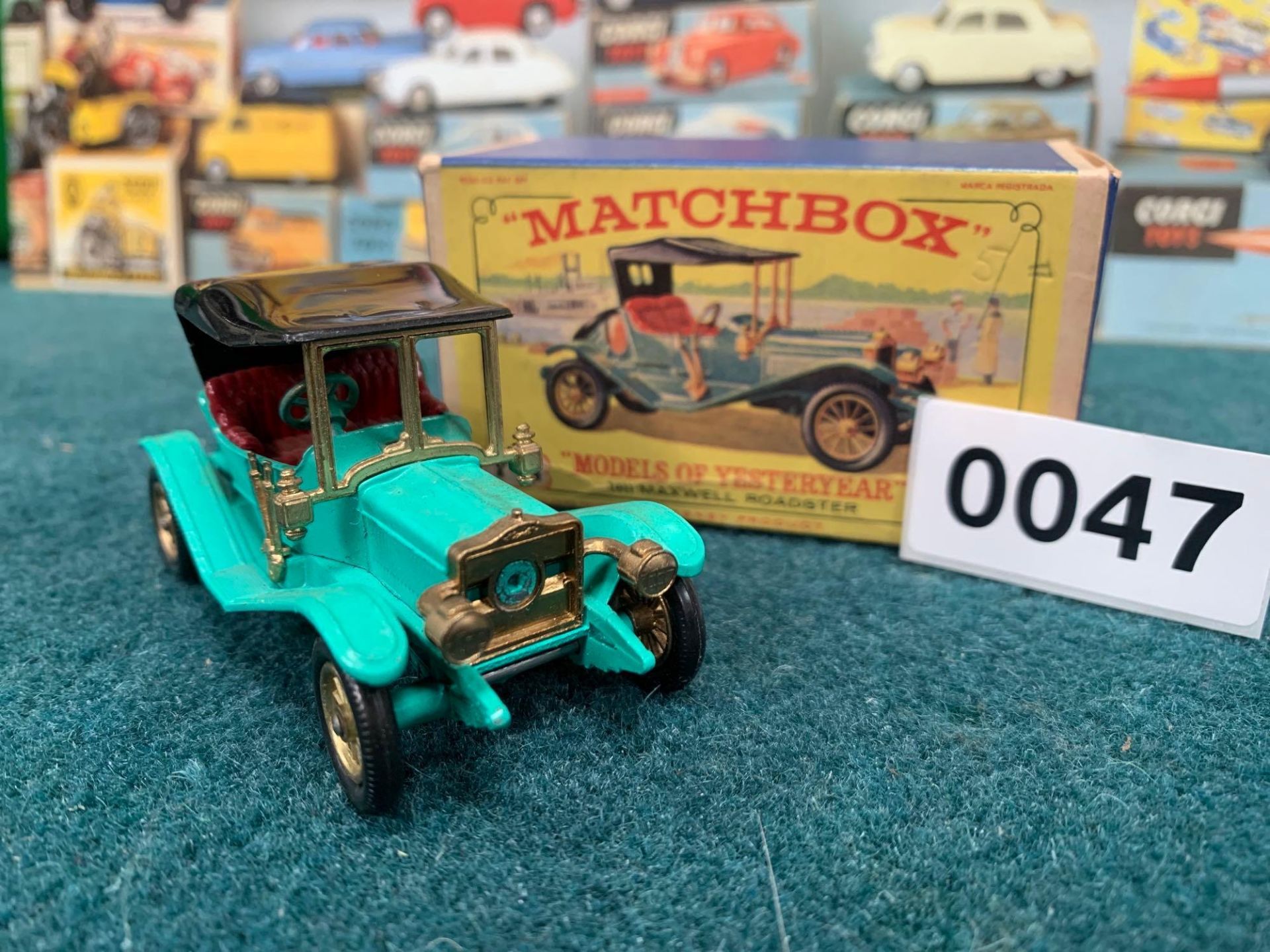 Matchbox Diecast Models Of Yesteryear #Y-14 1911 Maxwell Roadster In Box - Bild 2 aus 5