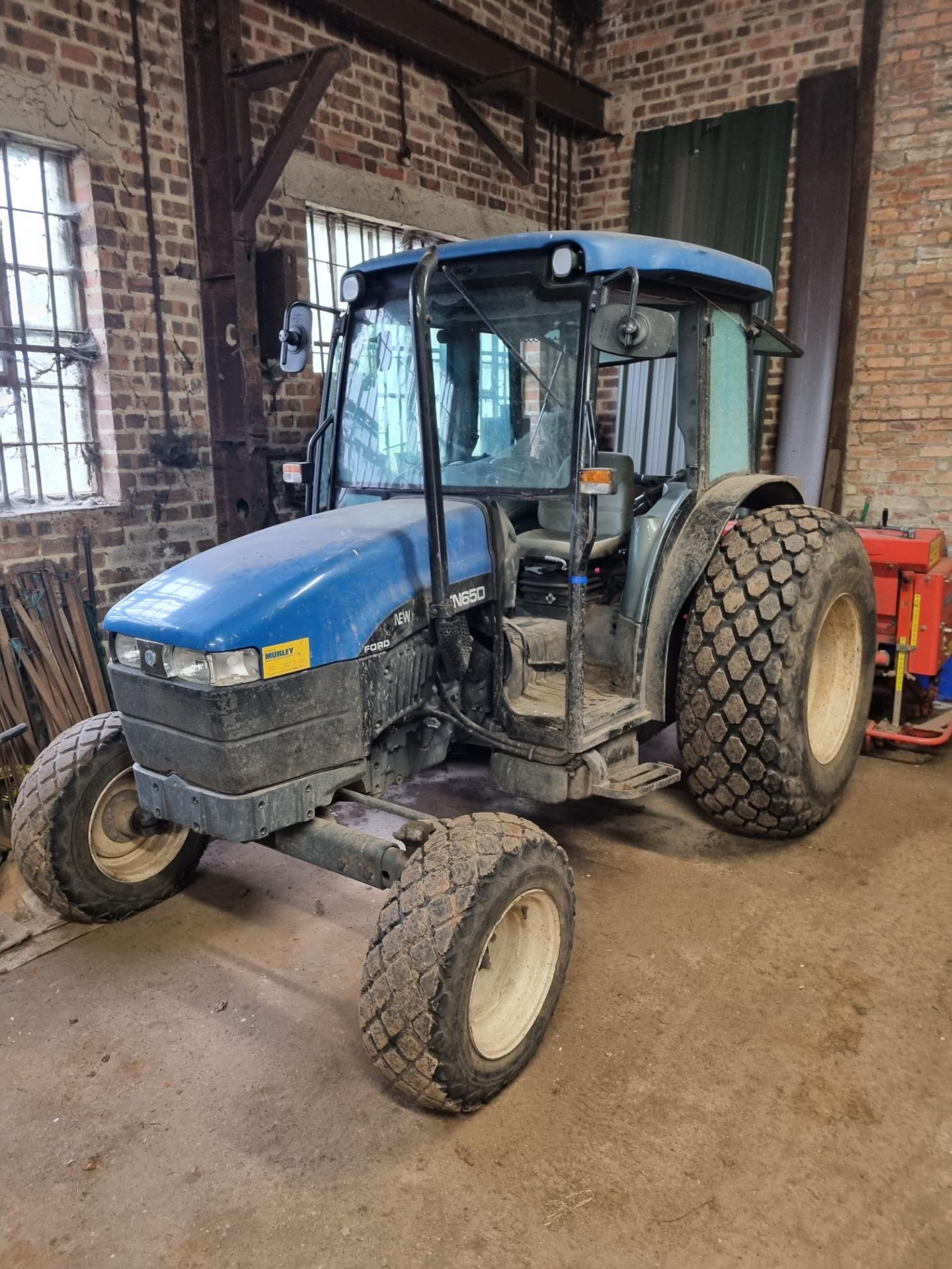 New Holland Ford TN65D tractor 2 axle rigid body blue diesel tractor YOM 1999 index T938 SNP hours - Image 7 of 19